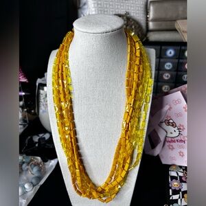 FREE Yellow Beaded Necklace